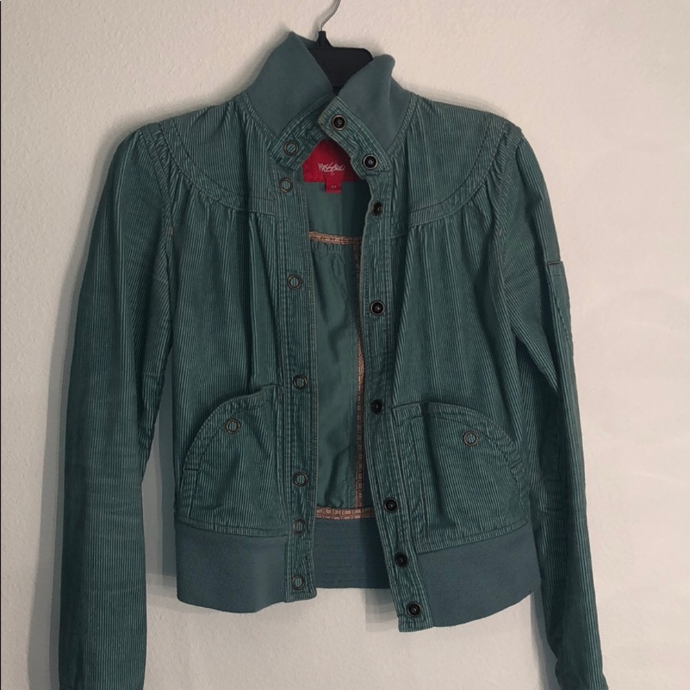 Teal corduroy jacket